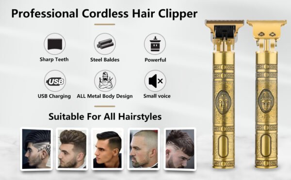 Hair Trimmer Men Beard Trimmer For Men - Image 3