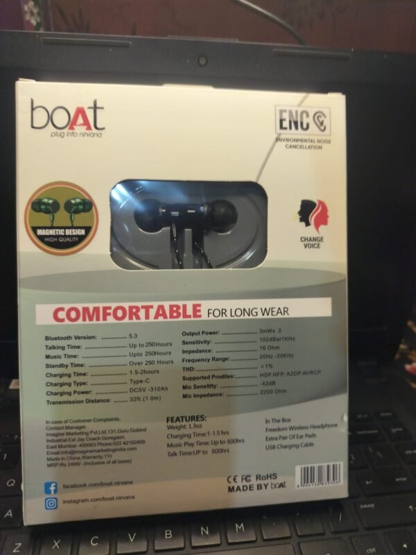 boAt  Rockerz F-VIP Headphone - Image 7